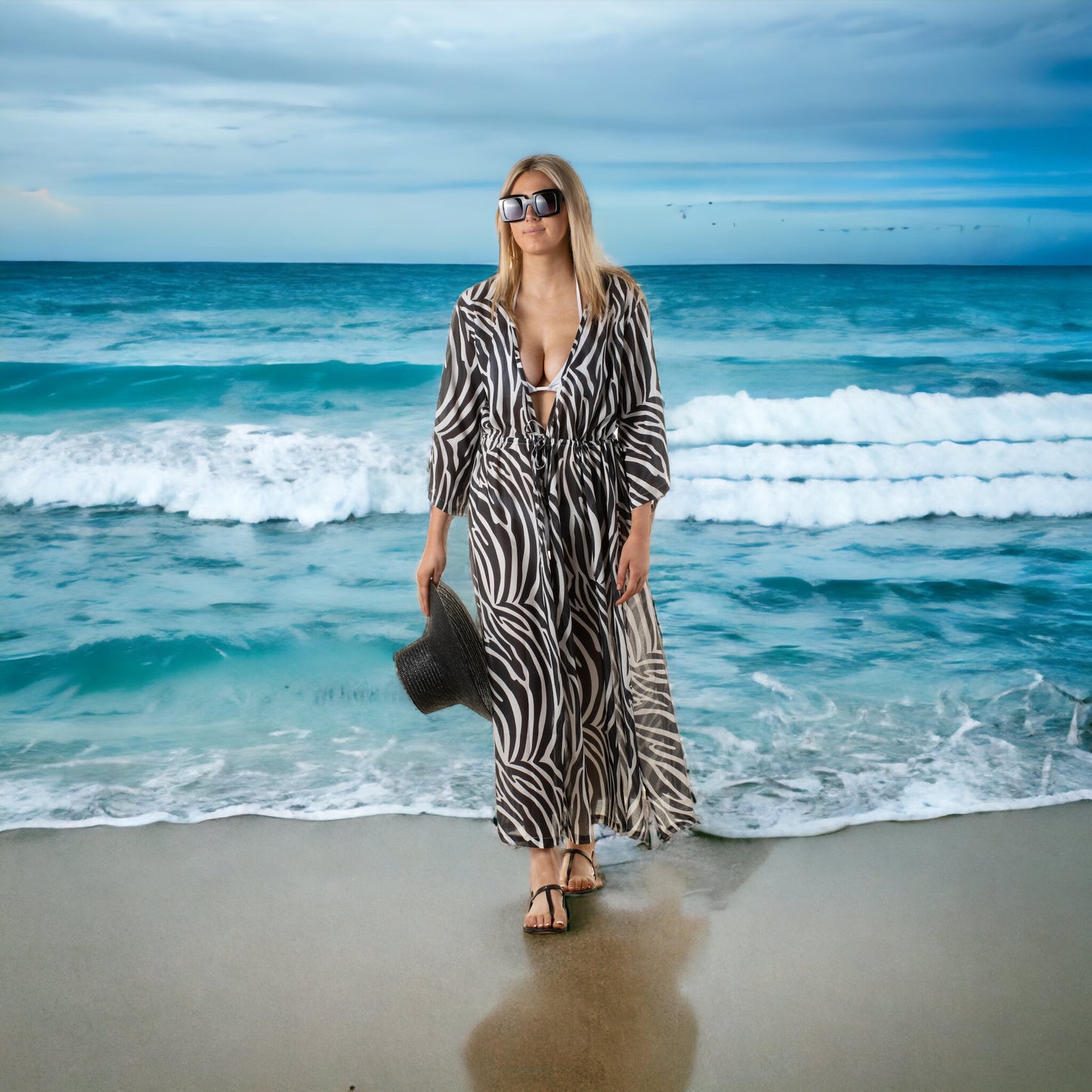 IPANEMA ZEBRA KIMONO