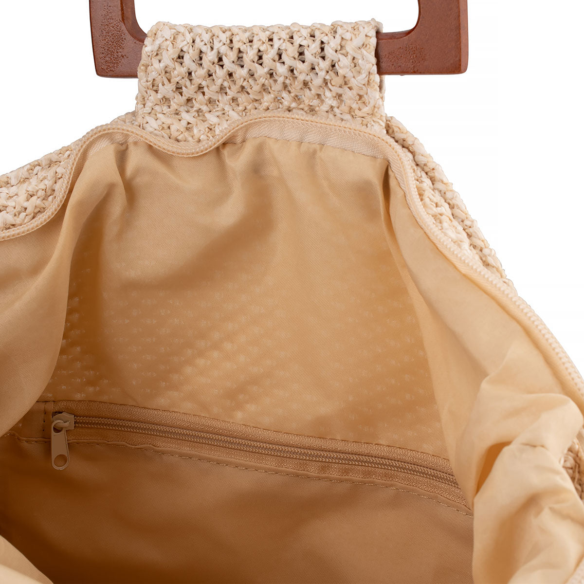 RESORT TASSEL TOTE IN BEIGE