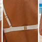 Ipanema Tie Bralette Bikini Top in cream shimmer, back view