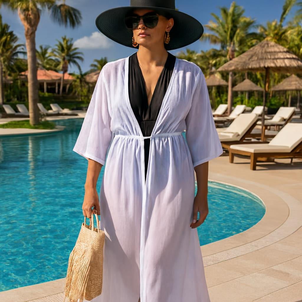 PORTOFINO WHITE KIMONO