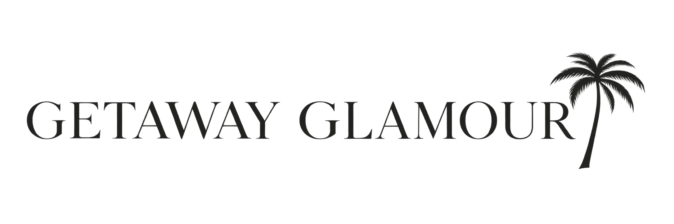 Getaway Glamour logo with palm tree