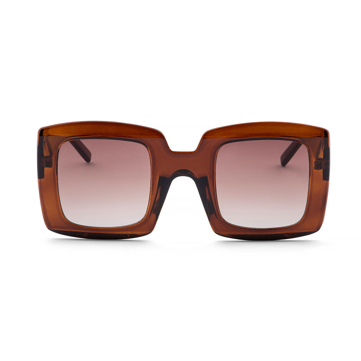 OVERSIZED SQUARE SUNGLASSES IN TORTOISE SHELL