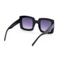 OVERSIZED SQUARE SUNGLASSES IN BLACK