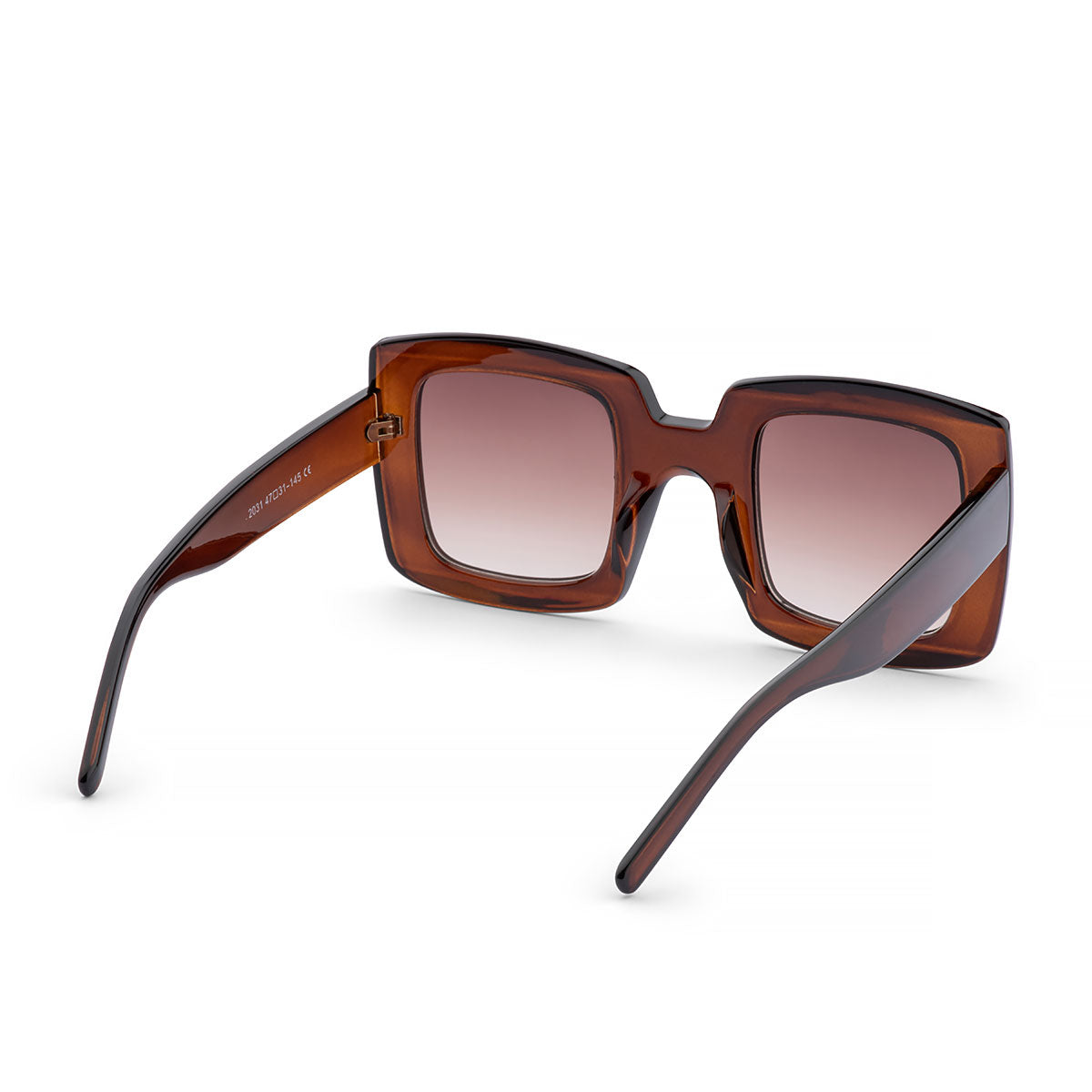 OVERSIZED SQUARE SUNGLASSES IN TORTOISE SHELL