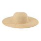 SOFT WIDE BRIM SUN HAT IN BEIGE
