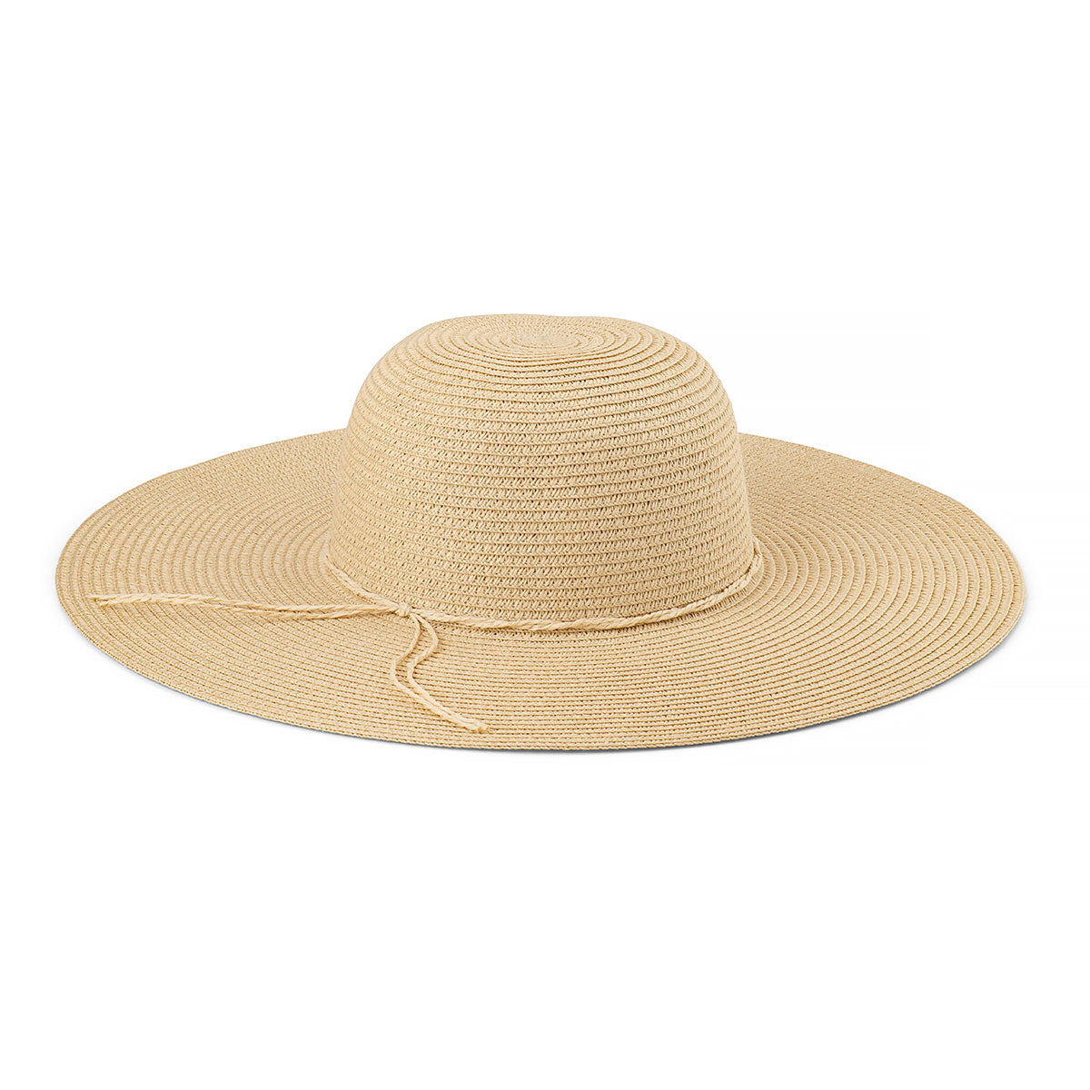 SOFT WIDE BRIM SUN HAT IN BEIGE