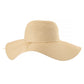 SOFT WIDE BRIM SUN HAT IN BEIGE