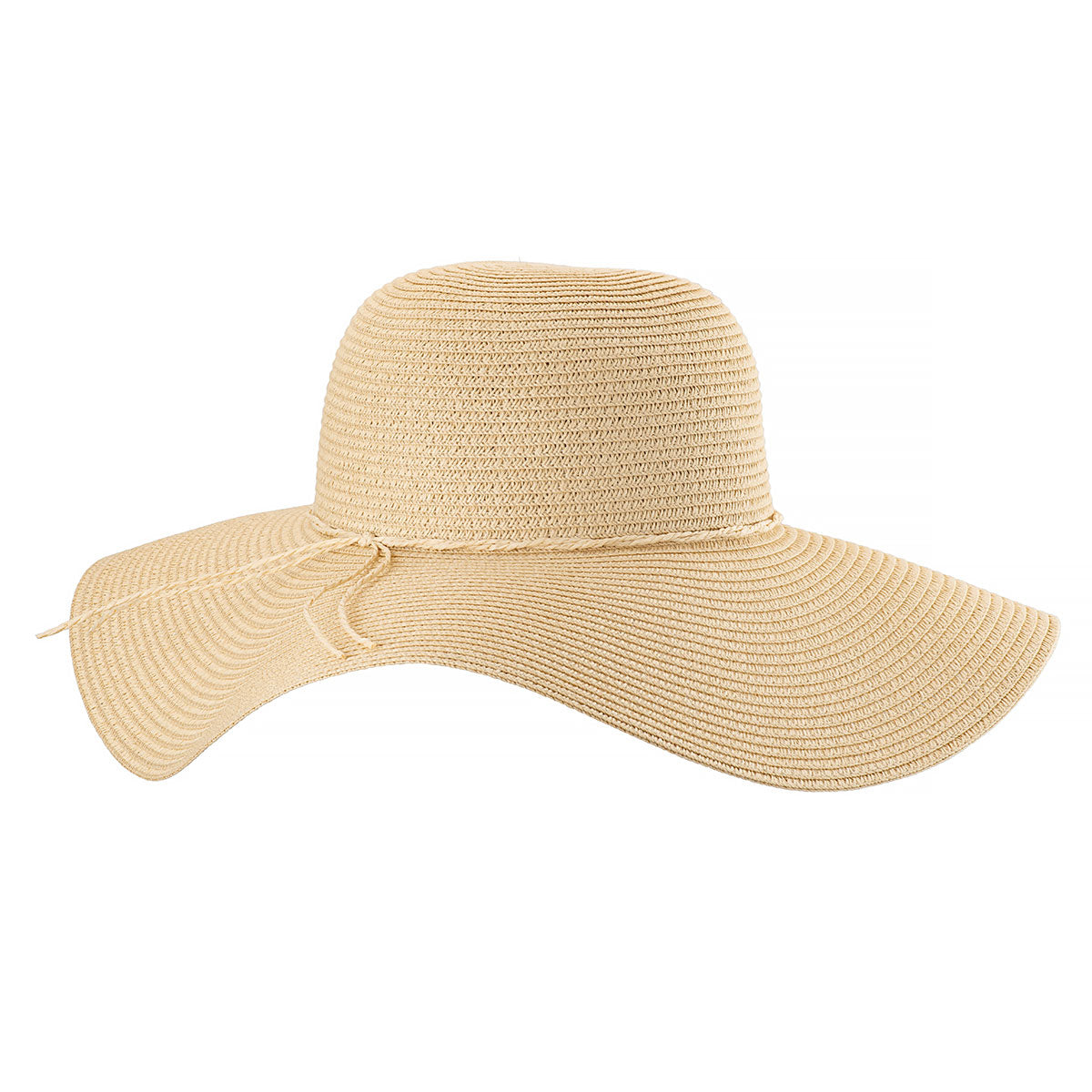 SOFT WIDE BRIM SUN HAT IN BEIGE