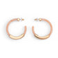 MOTHER OF PEARL HOOP EARRINGS