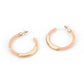 MOTHER OF PEARL HOOP EARRINGS