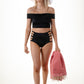 IPANEMA OFF THE SHOULDER BIKINI TOP