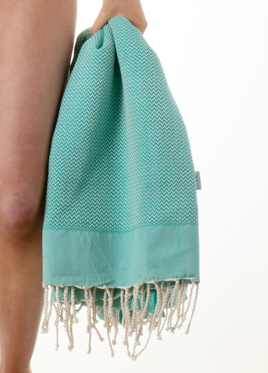 TURQUOISE LUXURY BEACH TOWEL